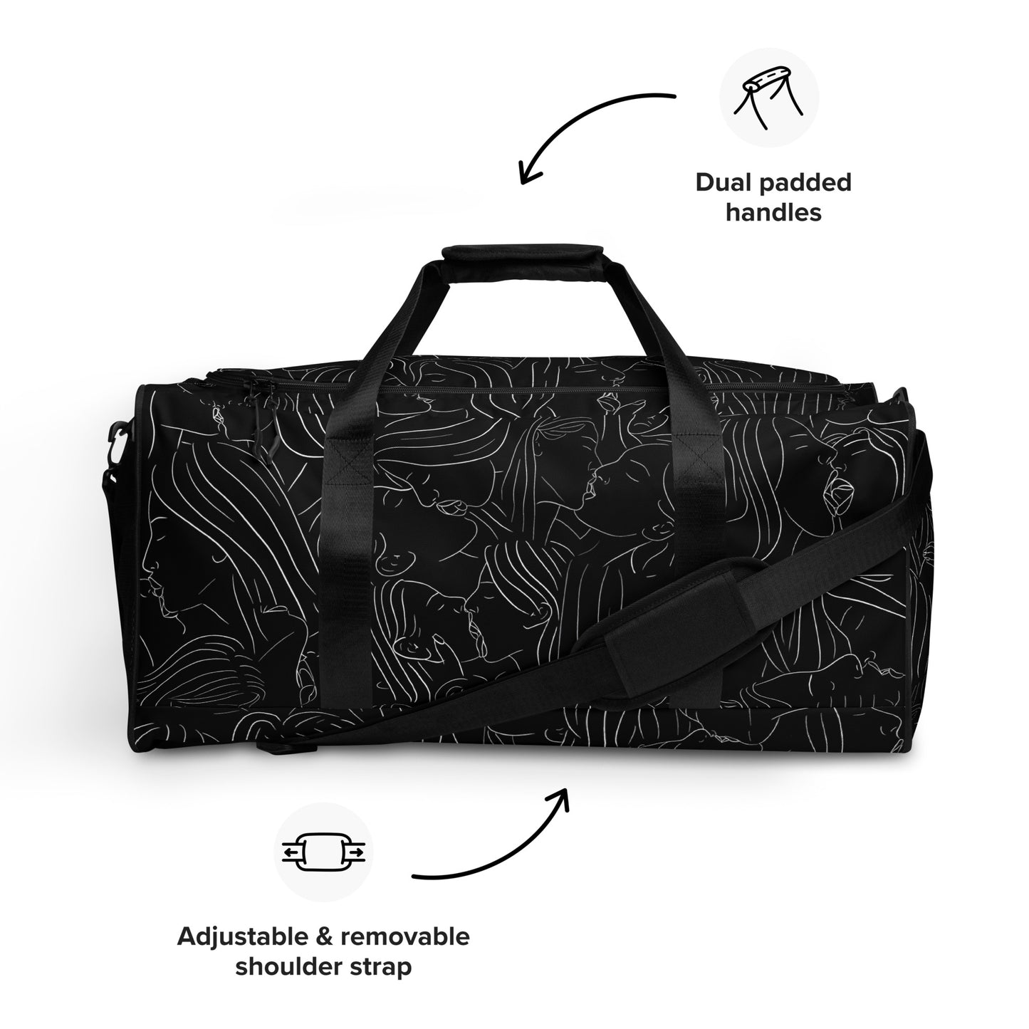 Kiss And Make Out Duffle bag